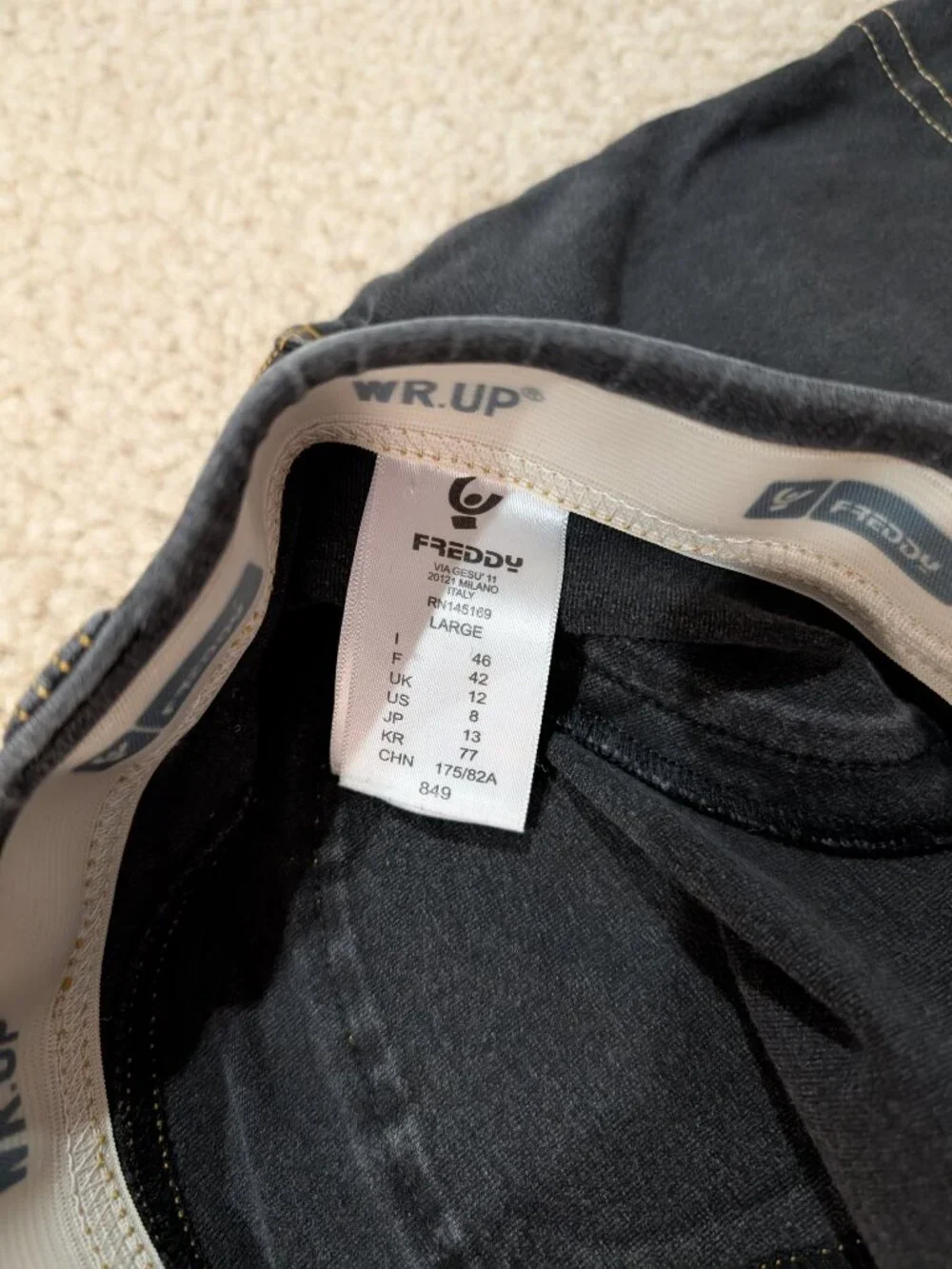 Freddy WR.UP® 'shorts', 8, Black